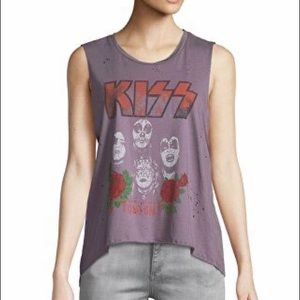 Original Kiss Rocker band tee by Recycled Karma